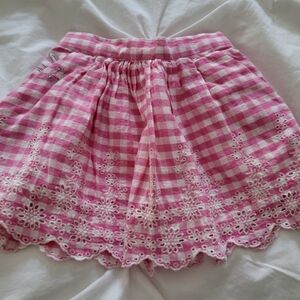 Baby girl pink gingham skirt. GAP Sarah Jessica Parker 18-24 mo.